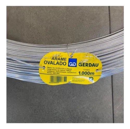 Bola Ovalado Arame Liso Cerca Rural 1000m - Gerdau